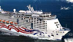 Pride of America Ship view